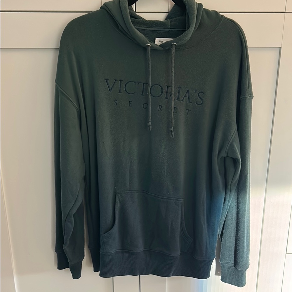 Victoria's Secret Green Women’s Sweatshirt - light ombré